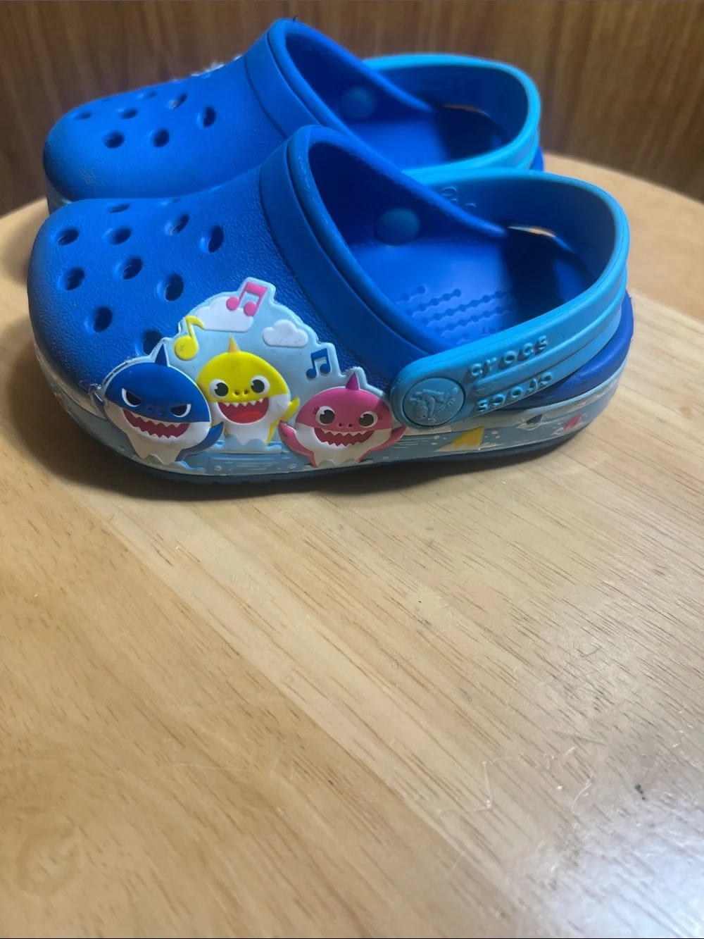 CROCS Kids Bright Blue Classic Clog Sandals